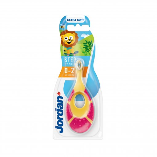 Toothbrush for children Jordan Baby Toothbrush Step 0-2 Children Soft | Mano Vaistinė