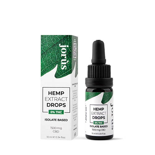 Jorus 15% kanapių CBD aliejus, natūralus 10ml | Mano Vaistinė