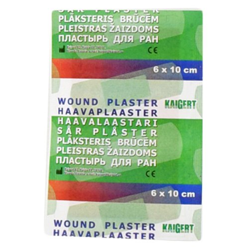 Pleistras žaizdoms Pleistras žaizdoms Kaigert, 6 x 10 cm, N1 | Mano Vaistinė