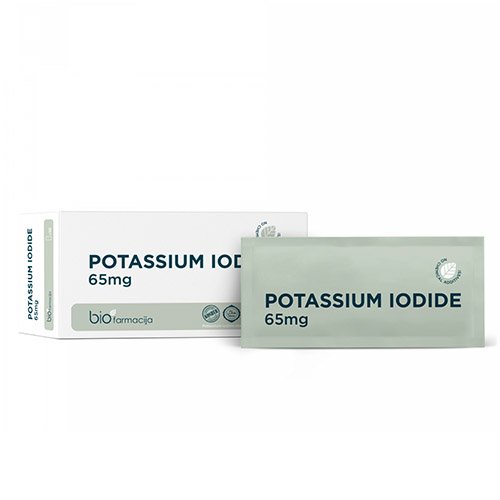 Kalio jodidas 65mg milteliais, 10 vnt. Kalio jodidas 65mg milteliais, 10 vnt.