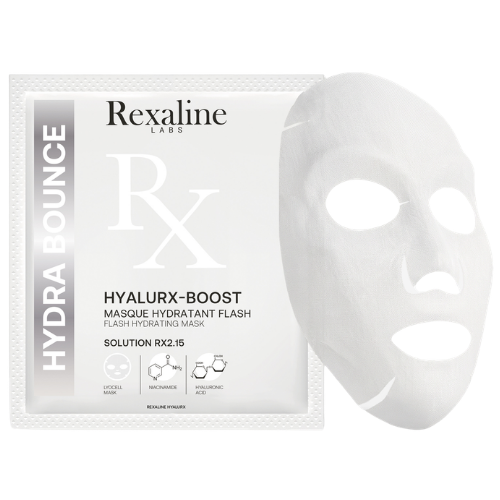 Intensyviai drėkinamoji lakštinė veido kaukė REXALINE HYALURX-BOOST | Mano Vaistinė Intensyviai drėkinamoji lakštinė veido kaukė REXALINE HYALURX-BOOST | Mano Vaistinė