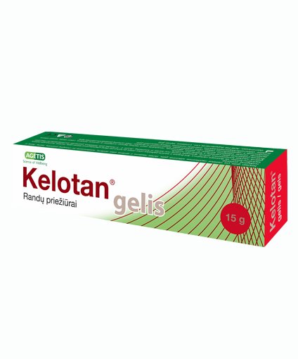 Gelis randų gydymui Kelotan 1 % gelis randams, 15 g | Mano Vaistinė