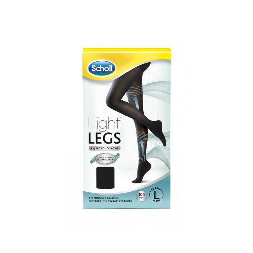 Kompresinės pėdkelnės Kompresinės pėdkelnės "Scholl Light Legs" 20 DEN, Juoda spalva, L dydis | Mano Vaistinė