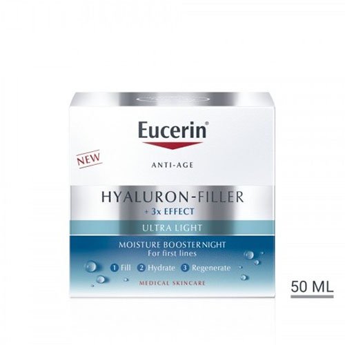 Drėkinamasis naktinis kremas EUCERIN HYALURON-FILLER, 50 ml | Mano Vaistinė