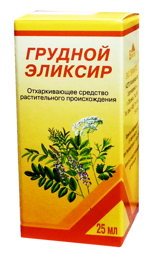 Krūtinės eliksyras, nuo kosulio, 25 ml Krūtinės eliksyras, nuo kosulio, 25 ml