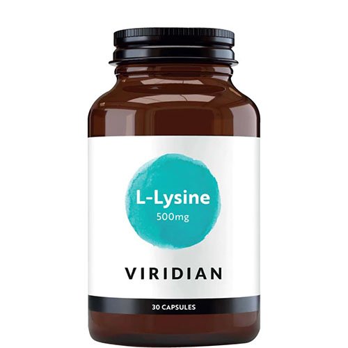 VIRIDIAN L-Lysine 500 mg kapsulės, N30 | Mano Vaistinė