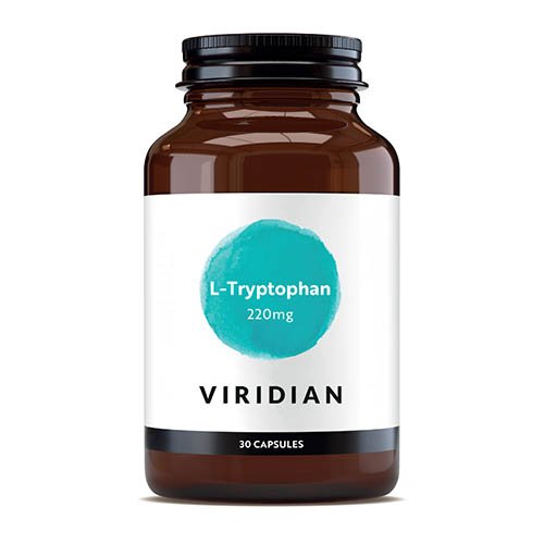 VIRIDIAN L-Tryptophan 220 mg kapsulės, N30 | Mano Vaistinė