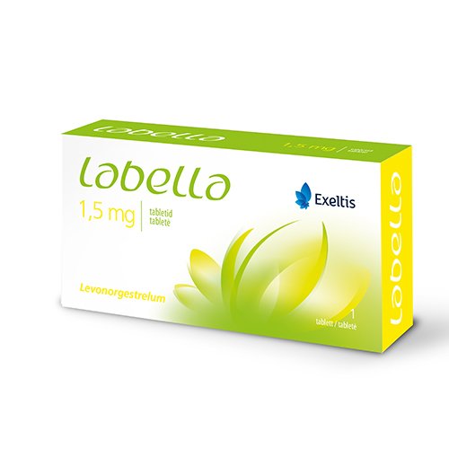 Kontraceptikas Labella 1.5mg tabletės N1 | Mano Vaistinė