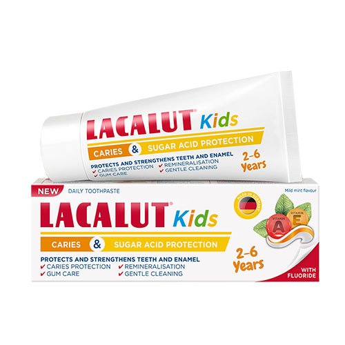 Lacalut Kids dantų pasta 2-6 metų vaikams 55ml | Mano Vaistinė