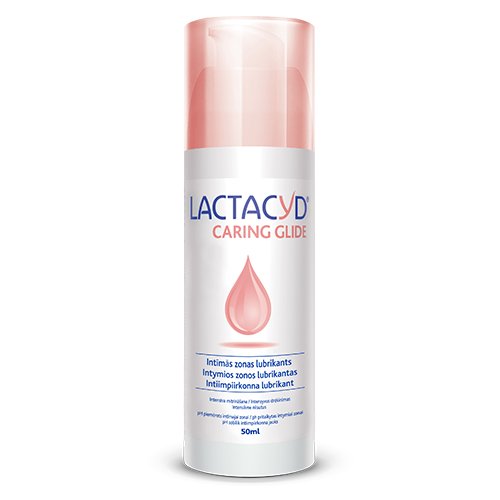 Lactacyd Caring Glide intymios zonos lubrikantas 50ml | Mano Vaistinė