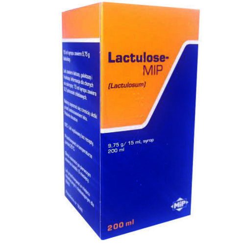 Vidurius laisvinantis vaistas Lactulose-MIP laktuliozės sirupas, 200 ml | Mano Vaistinė