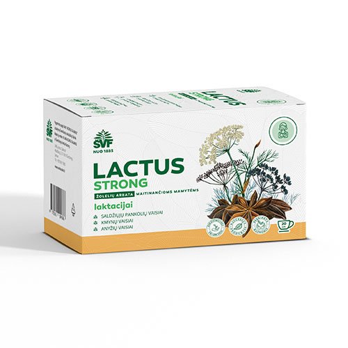 Arbatos ir vaistažolės Lactus Strong 1.5 g, N20 | Mano Vaistinė