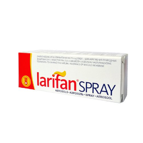 Purškalas su izotoniniu tirpalu Larifan Spray purškalas 2mg/10ml N1 | Mano Vaistinė