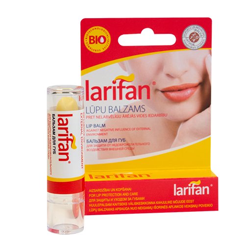 Lūpų balzamas Larifan 0.02% lūpų balzamas 4g | Mano Vaistinė