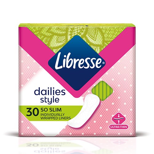 Ploni higieniniai įklotai Įklotai „LIBRESSE Daily Style So Slim“, 30 vnt. | Mano Vaistinė