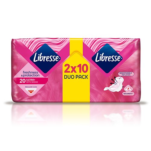 Paketai „LIBRESSE Ultra Normal Wings“, 2 x 10 vnt. | Mano Vaistinė