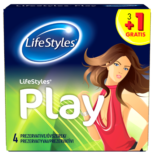 Prezervatyvai LifeStyles Play, 3+1 vnt. | Mano Vaistinė Prezervatyvai LifeStyles Play, 3+1 vnt. | Mano Vaistinė