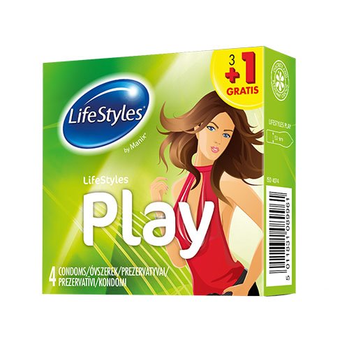 LifeStyles prezervatyvai Play N3+1 | Mano Vaistinė