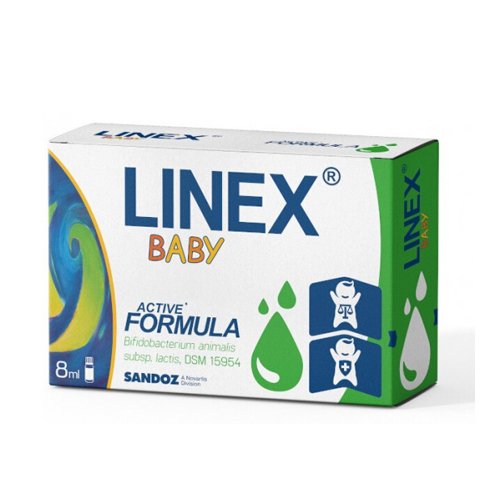 Linex Baby lašai 8ml N1 | Mano Vaistinė