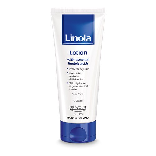 Kūno priežiūros priemonė, losjonas LINOLA LOTION, kūno emulsija, 200 ml | Mano Vaistinė