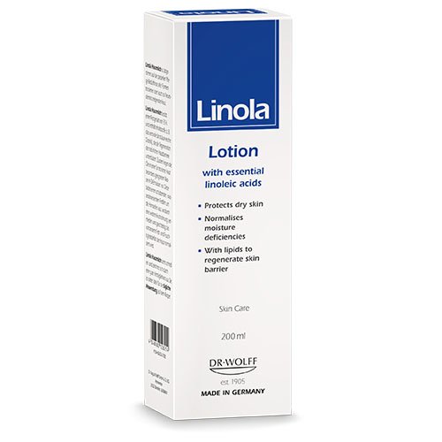 Kūno priežiūros priemonė, losjonas LINOLA LOTION, kūno emulsija, 200 ml | Mano Vaistinė