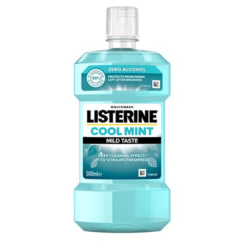 Mouthwash Listerine Zero mouthwash, 500 ml | Mano Vaistinė