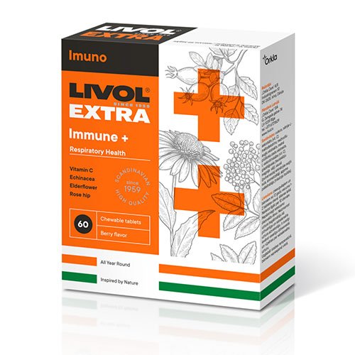 LIVOL EXTRA IMMUNE+ N60 | Mano Vaistinė