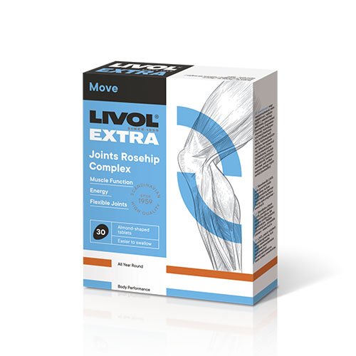 LIVOL EXTRA Rosehip Complex, 30 tabl. | Mano Vaistinė