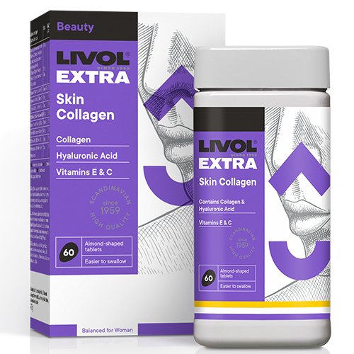 Livol Extra Skin Collagen N60 | Mano Vaistinė