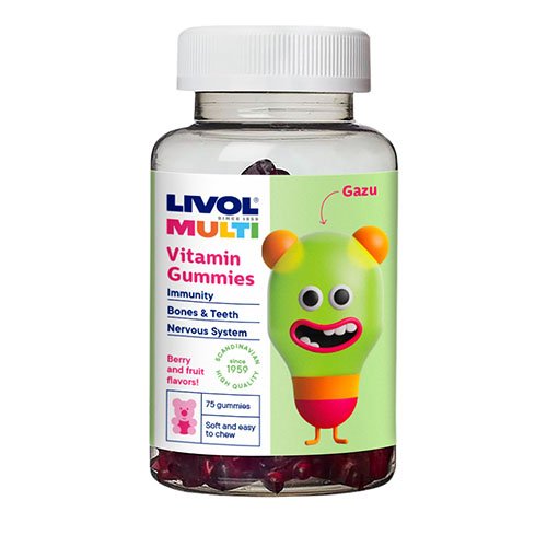 Livol Multi Guminukai, 75 vnt. | Mano Vaistinė
