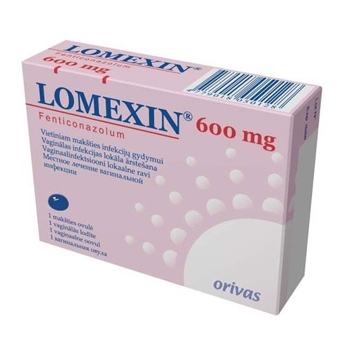 Lomexin 600mg ovulės N1 LI | Mano Vaistinė