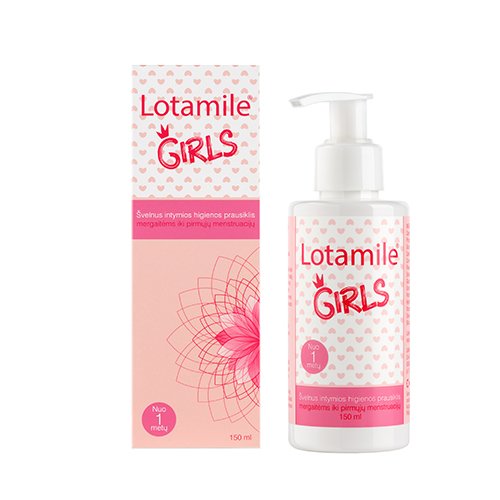Intymios higienos prausiklis mergaitėms Lotamile Girl intymios higienos prausiklis 150ml | Mano Vaistinė