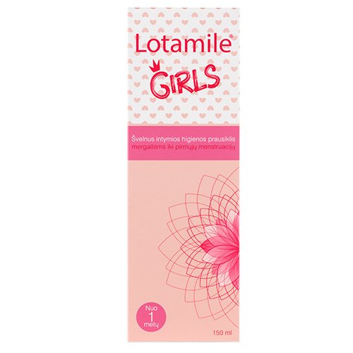 Intymios higienos prausiklis mergaitėms Lotamile Girl intymios higienos prausiklis 150ml | Mano Vaistinė