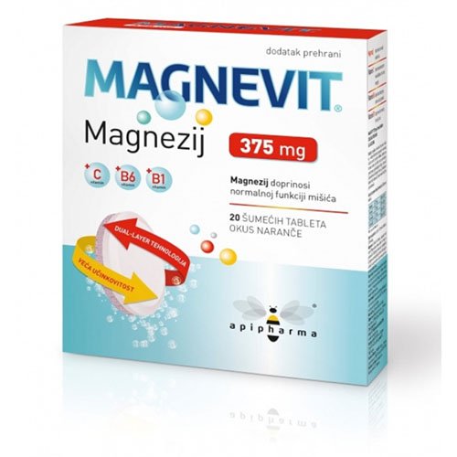 Magnevit šnypščiančios tabletės N20 | Mano Vaistinė