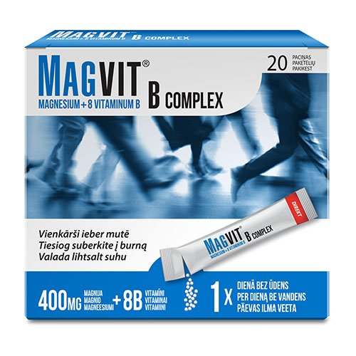 Magvit B complex granulės N20 | Mano Vaistinė