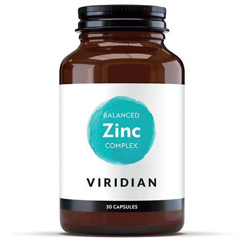 VIRIDIAN Balanced Zinc Complex kapsulės, N30 | Mano Vaistinė