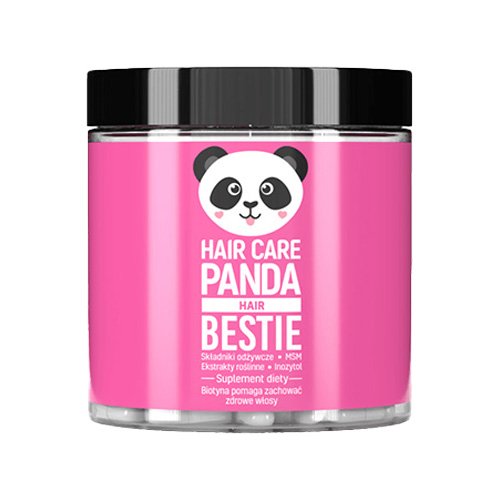 Maisto papildas plaukams HAIR CARE PANDA BESTIE, 60 kapsulių | Mano Vaistinė