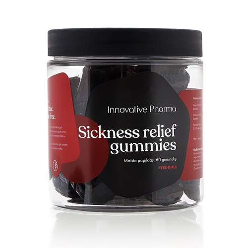 Maisto papildas Sickness Relief guminukai N60 | Mano Vaistinė