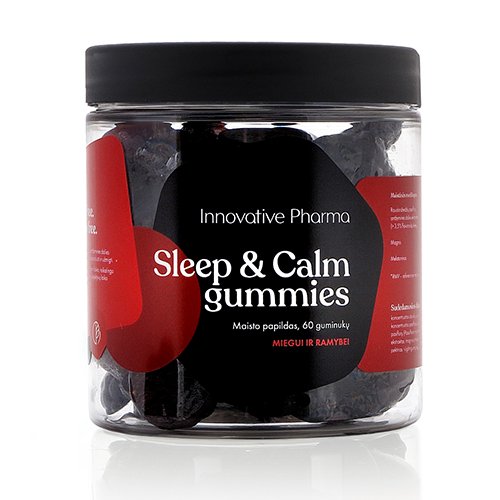 Maisto papildas Sleep & Calm guminukai N60 | Mano Vaistinė