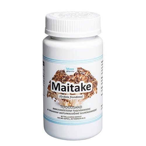 Maitake 500mg (kuokštinių sėdžių grybas) kapsulės N90 | Mano Vaistinė