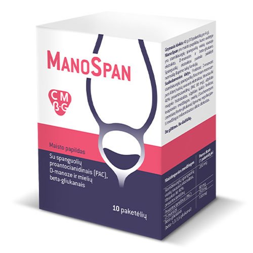 ManoSpan Forte pudra tirpalui N10 | Mano Vaistinė