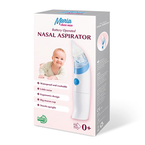 Maria Clean Nose aspiratorius kūdikio nosies gleivėms surinkti N1 | Mano Vaistinė