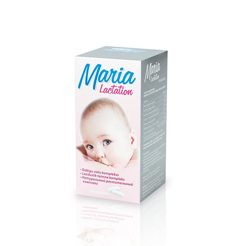 Maria Lactation kapsulės N60 | Mano Vaistinė