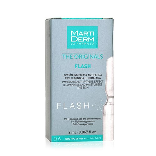 Veido priežiūros priemonė Martiderm Flash ampulė veidui, 2 ml, N1 | Mano Vaistinė