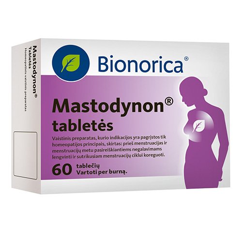 Homeopatinis vaistas Mastodynon tabletės, moterims, N60 | Mano Vaistinė