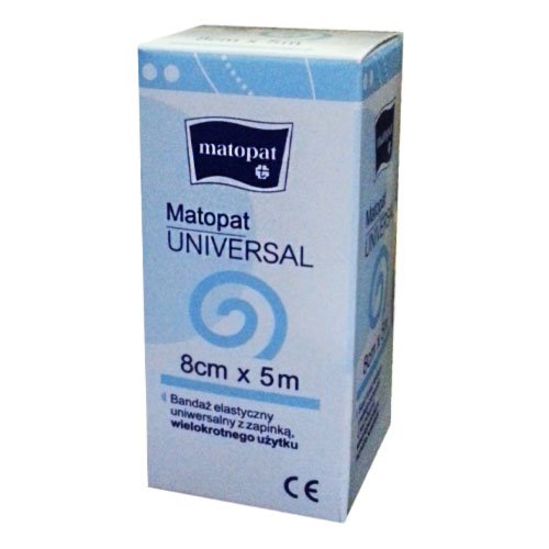 Elastinis tvarstis Matopat Universal tvarstis elastinis 8cmx5m N1 | Mano Vaistinė