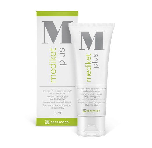 Plaukų priežiūros priemonė, šampūnas Mediket Plus šampūnas nuo pleiskanų, 60 ml | Mano Vaistinė