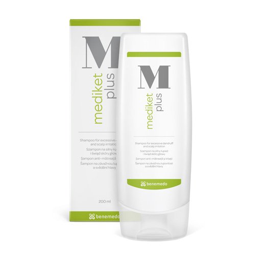 Plaukų priežiūros priemonė, šampūnas Mediket Plus šampūnas nuo pleiskanų, 200 ml | Mano Vaistinė