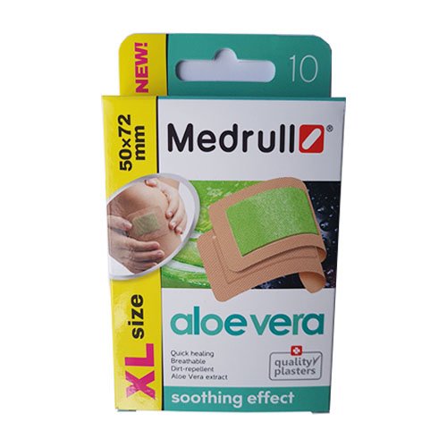 Medrull Aloe Vera pleistras N10 (50x72mm) | Mano Vaistinė