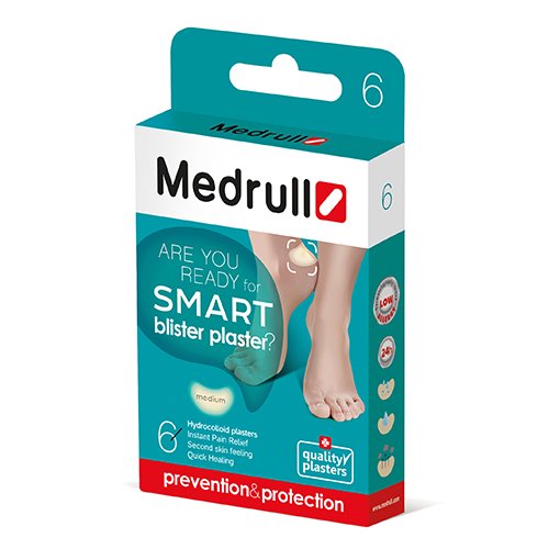 Pleistrai nuo nuospaudų Medrull pleistras nuo nuospaudų Smart Blister Plaster N6 (vidutinis) | Mano Vaistinė